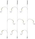 Fishing Hook with Leader Rig - 7 Strand Nylon Coated Leaders