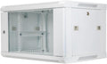NavePoint 6U Network Cabinet White 19 Rack - Compact Wall Mount