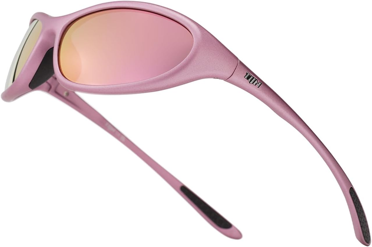 TIJN Sports Sunglasses for Men Women UV400 Wraparound Shades