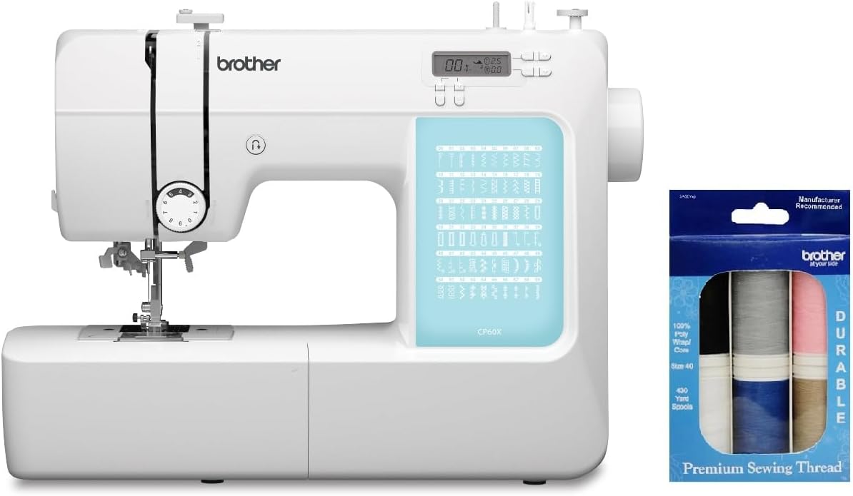 Brother CP60X Computerized Sewing Machine with 60 Stitches