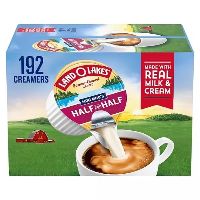 Mini Moos Half & Half Creamer Singles for Coffee Lovers