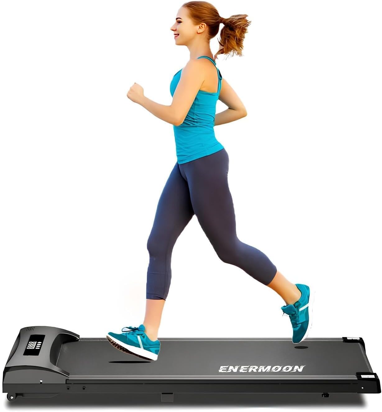 Enermoon Mini Treadmill: Compact & Portable Fitness Powerhouse!