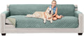 Sofa Shield Couch Slip Cover with Patented Strap - Reversible Seafoam