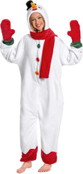 OLAOLA Unisex Christmas Snowman Onesie - Cozy Plush Cosplay