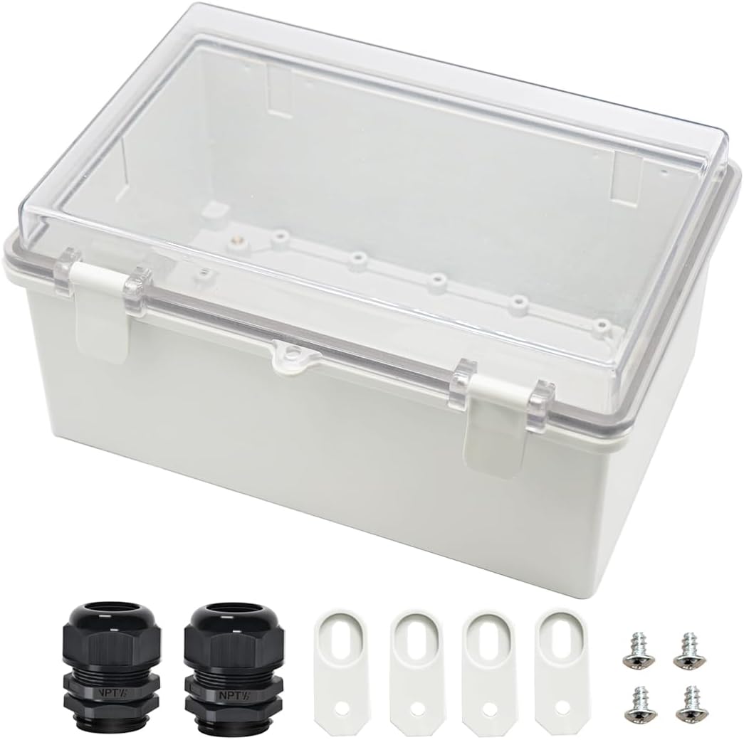 Zulkit Junction Box Waterproof IP65 Electrical Enclosure 11.4x7.5