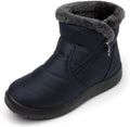 Cheval Winter Snow Zip Up Boots for Women - Warm Waterproof Ankle
