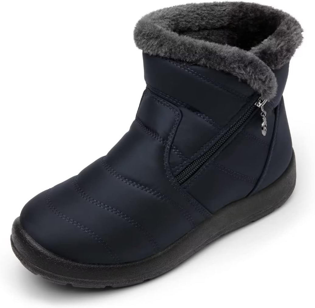 Cheval Winter Snow Zip Up Boots for Women - Warm & Waterproof