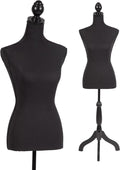 Female Mannequin Body Dress Form Adjustable Torso - Lightweight Stand