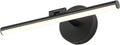 Hardwired Adjustable Lighting Matte Black LED Picture Light 15.7in