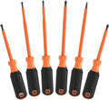 Insulated Screwdriver Set 6-Piece - 1000V Rated, Made in USA