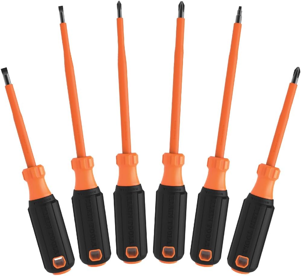Klein Tools 85076INS Insulated Screwdriver Set for Electricians