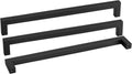 18in Black Cabinet Pulls 35 Pack - Modern Kitchen Drawer Handles