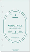 Original Planner Refill Two Page Per Day Pocket Apr 2026 - Mar 2027