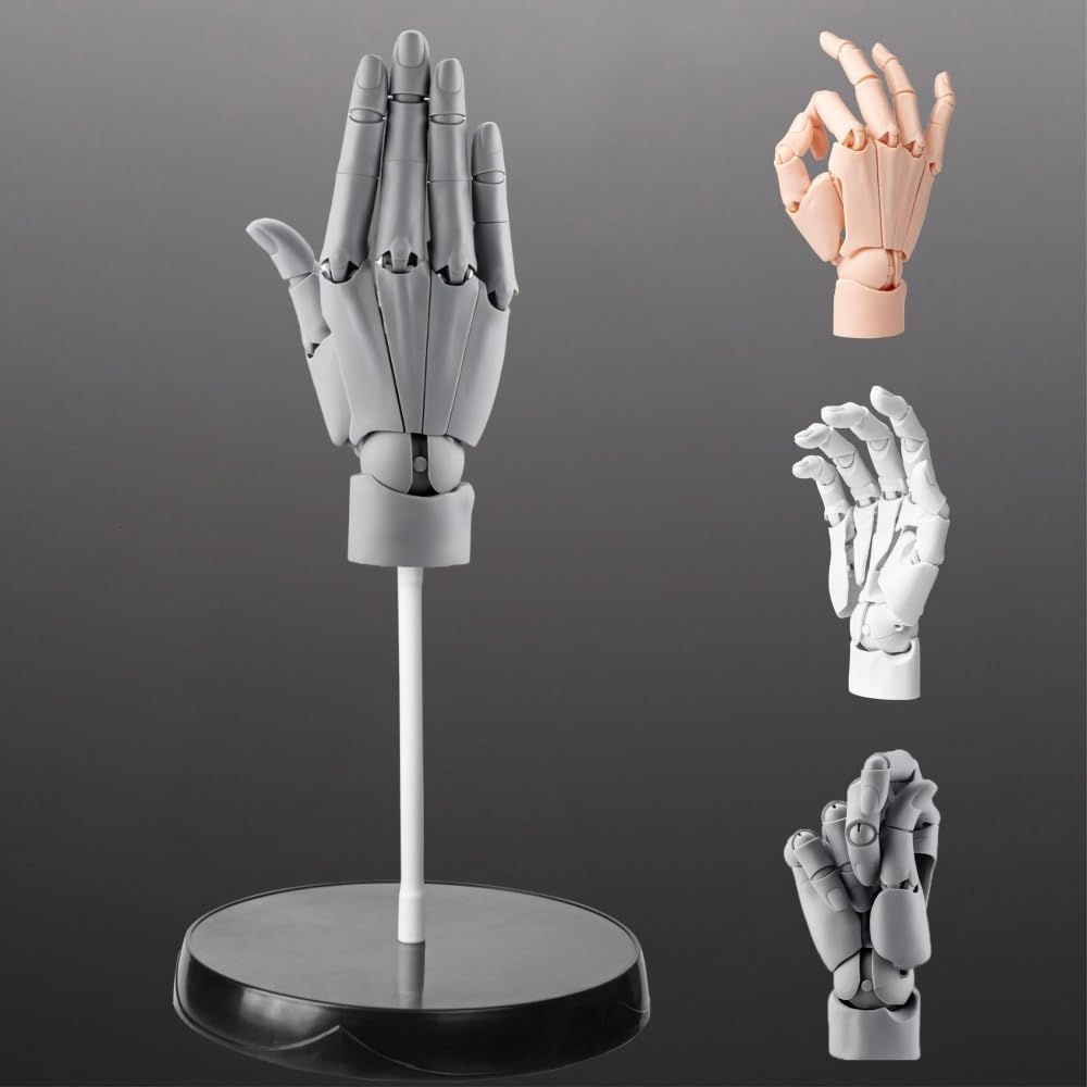 Flexible Artists Hand Model for Drawing and Sketching Needs
