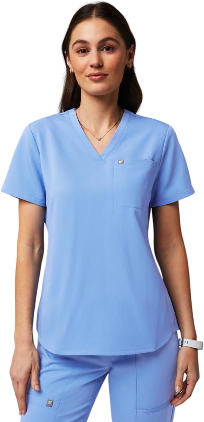 Fabletics Women's Vital 1-Pocket Scrub Top for Comfort and Style