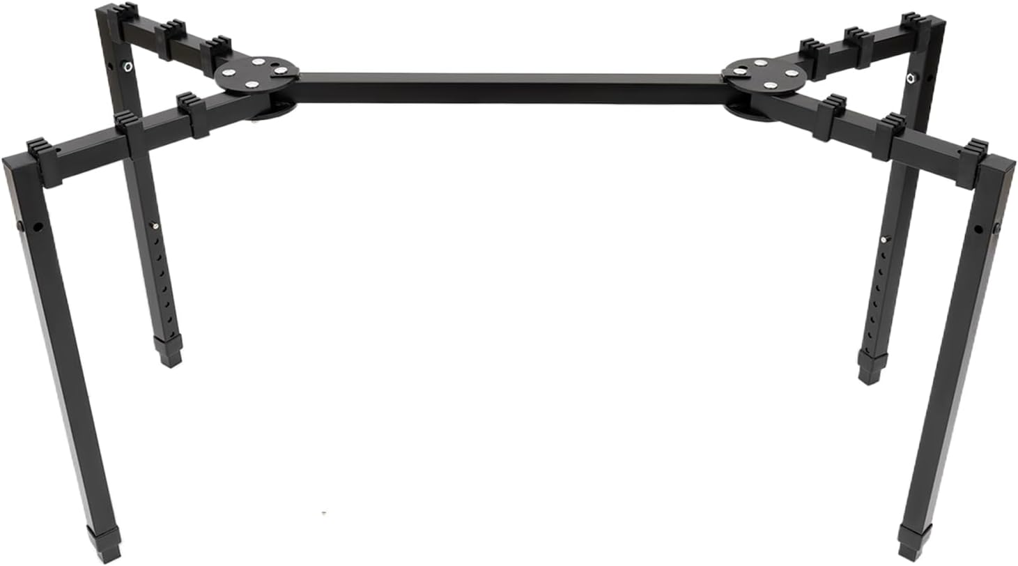 Portable Adjustable Keyboard Stand | 220lbs Capacity | YUYFCC Black