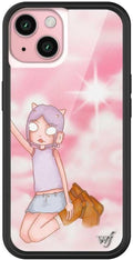 Wildflower iPhone 15 Case - Pink White Clouds Sky - 4ft Drop
