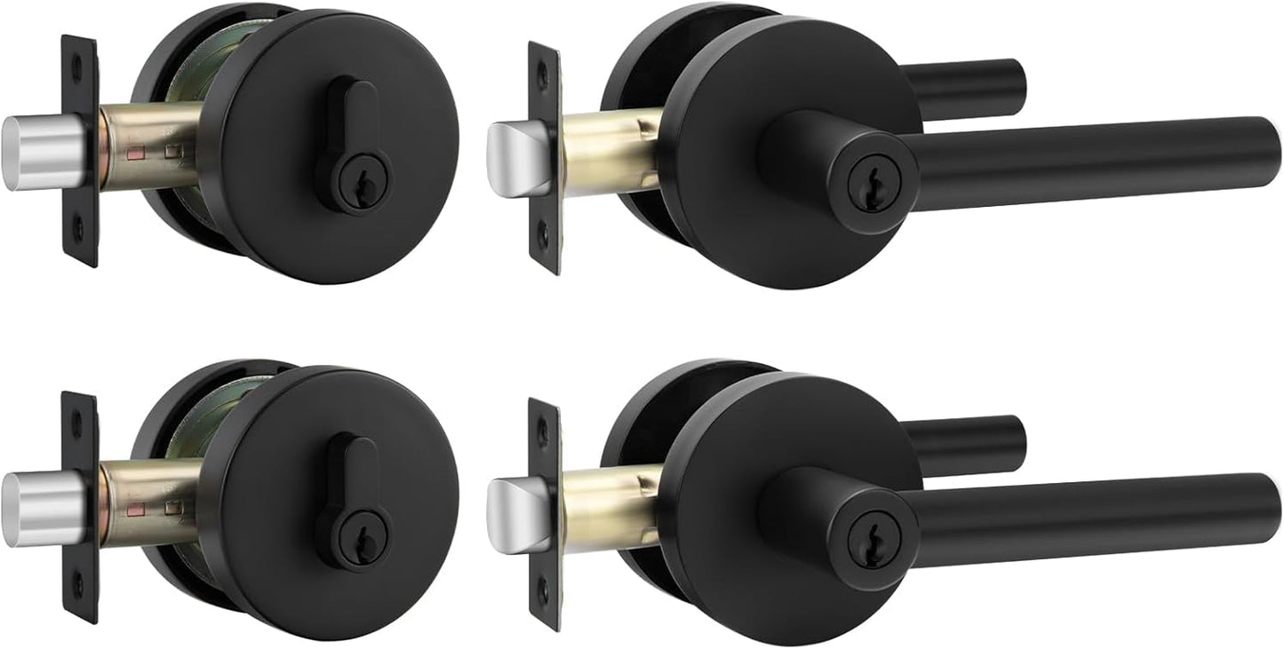 Goldenwarm Exterior Deadbolt and Keyed Entry Door Handle Set Review