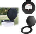 Portable Camping Toilet Seat with Lid for 5-Gallon Buckets - Compact