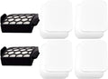 Dttery 4 Foam + Felt and 2 HEPA Filters Kit for Shark Navigator