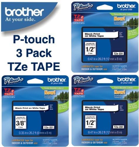 Brother TZe-231 Black on White Laminated Tape Pack Review