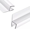 2 Pack Shower Door Side Seal Strip 1/2 in x 78 in H-Type - Tight Water
