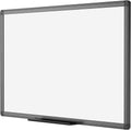 VIZ-PRO Magnetic Dry Erase White Board 48 x 36 in - Durable, Versatile