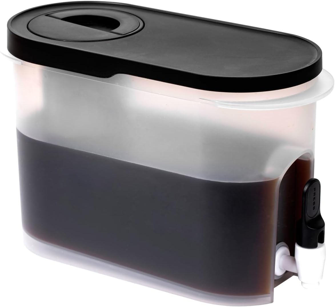 JILLMO Cold Brew Coffee Maker - Smooth & Strong Iced Coffee