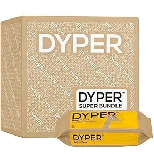 DYPER Viscose from Bamboo Baby Diapers for Newborns and Wipes