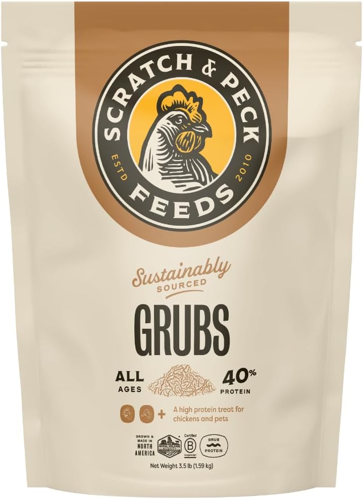 Scratch and Peck Grubs for Chickens and Ducks - High Protein Treats