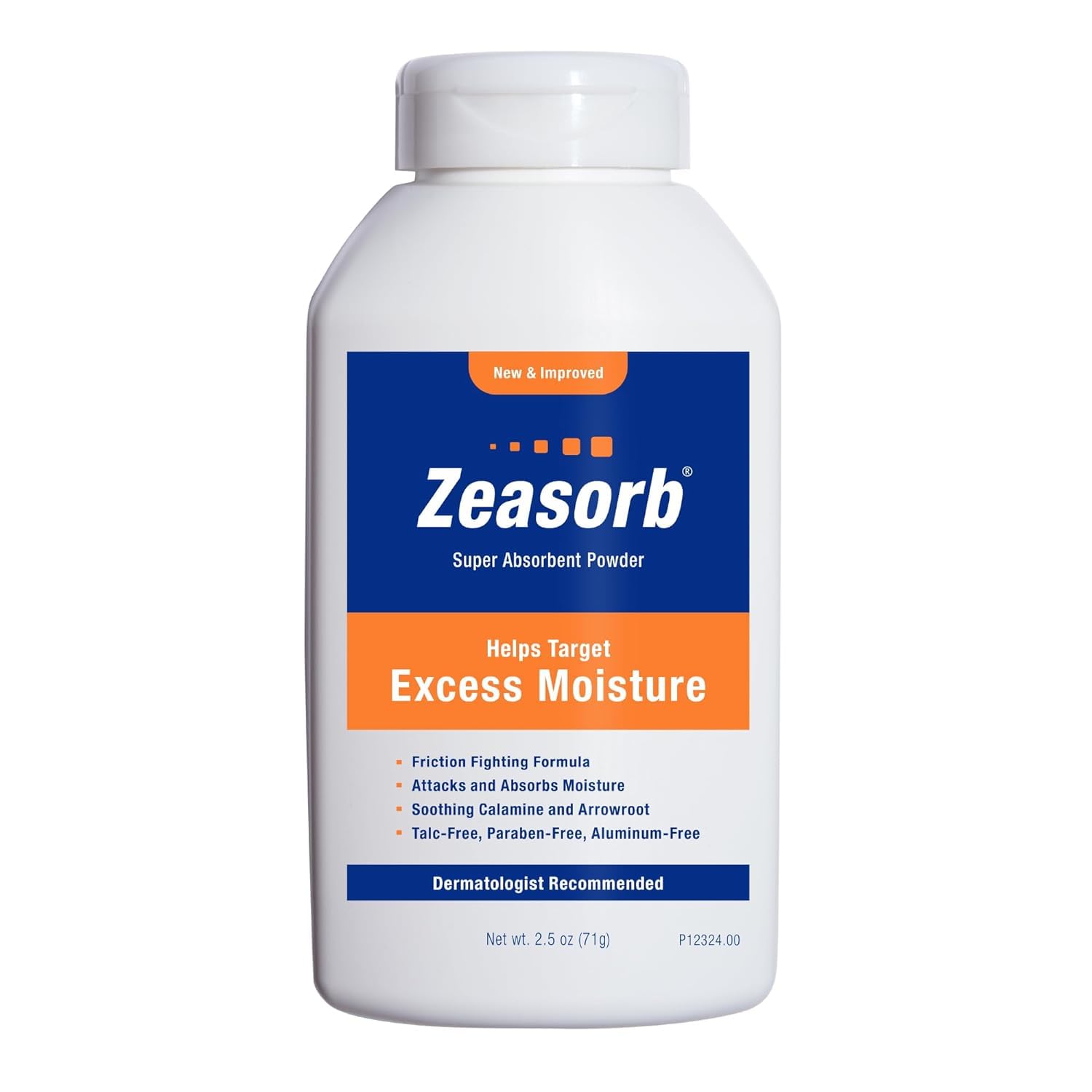 Zeasorb Super Absorbent Powder 2.50 oz Pack of 10 for Comfort