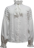 Mens Steampunk Renaissance Medieval Gothic Victorian Pirate Shirt