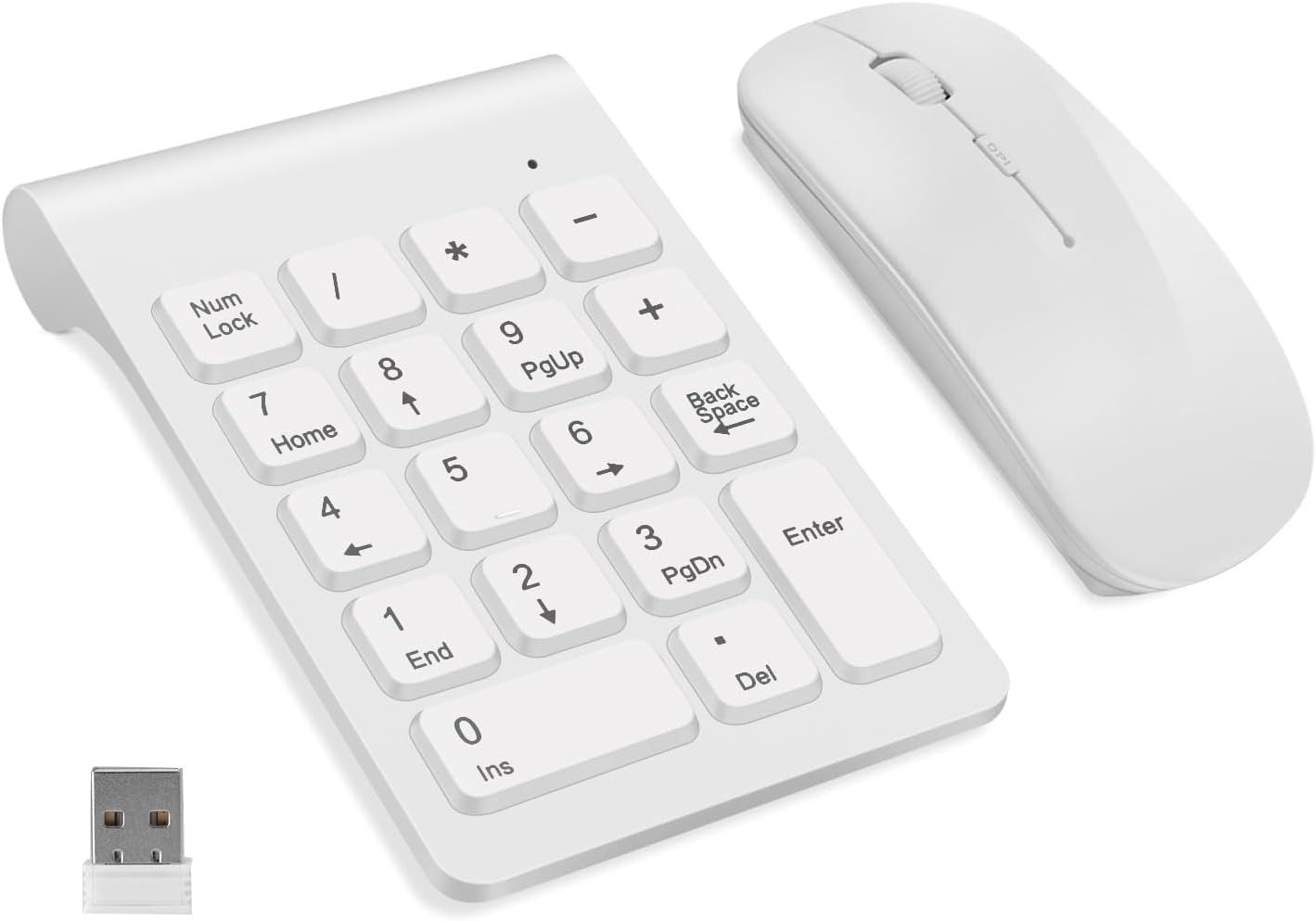 Portable 2.4G Wireless Numeric Keypad - Efficient Data Entry