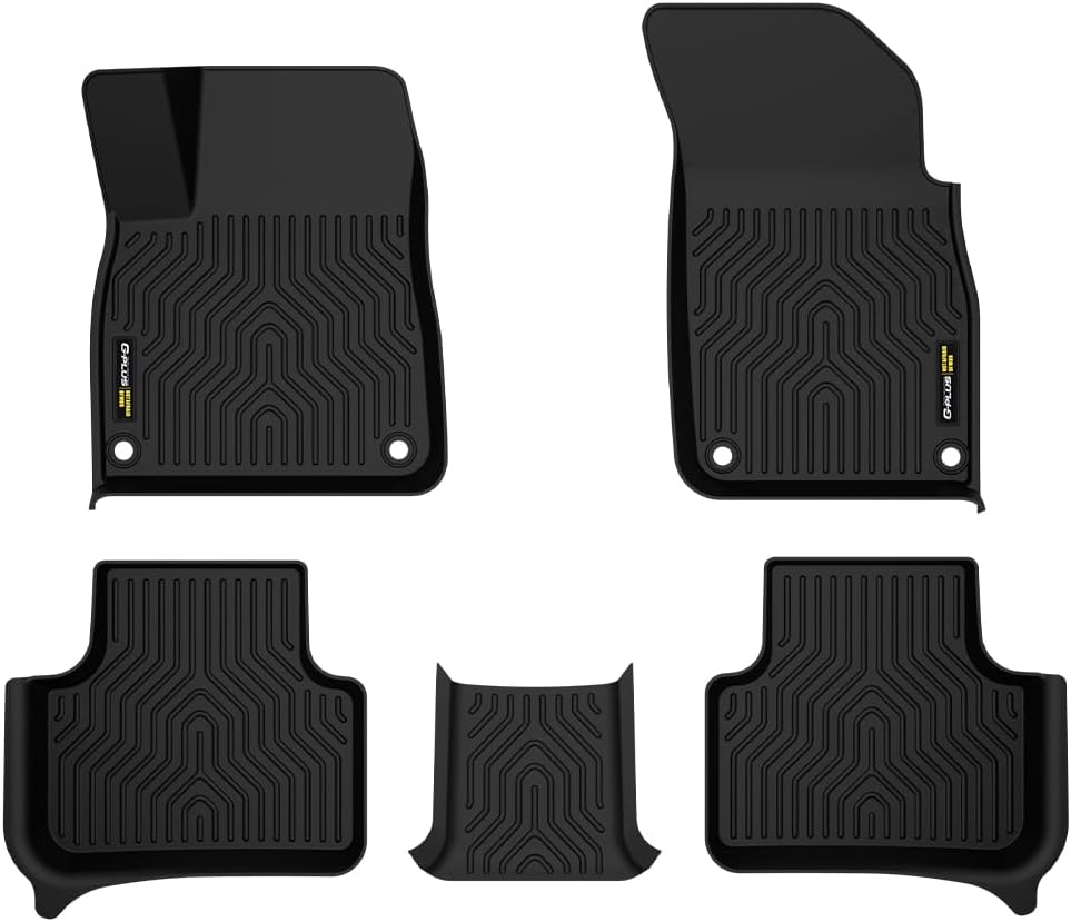 G-PLUS TPE Floor Mats for Audi Q7 and Q8, All Weather Protection