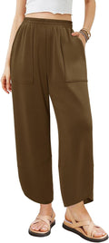 Angerella Womens Baggy Wide Leg Pants High Waisted Lounge