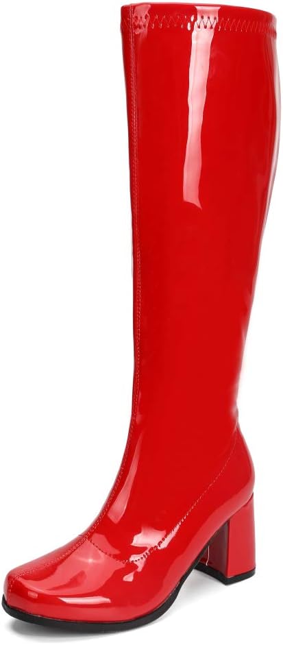 LIURUIJIA Women's Gogo Boots for Retro Disco Costume Events