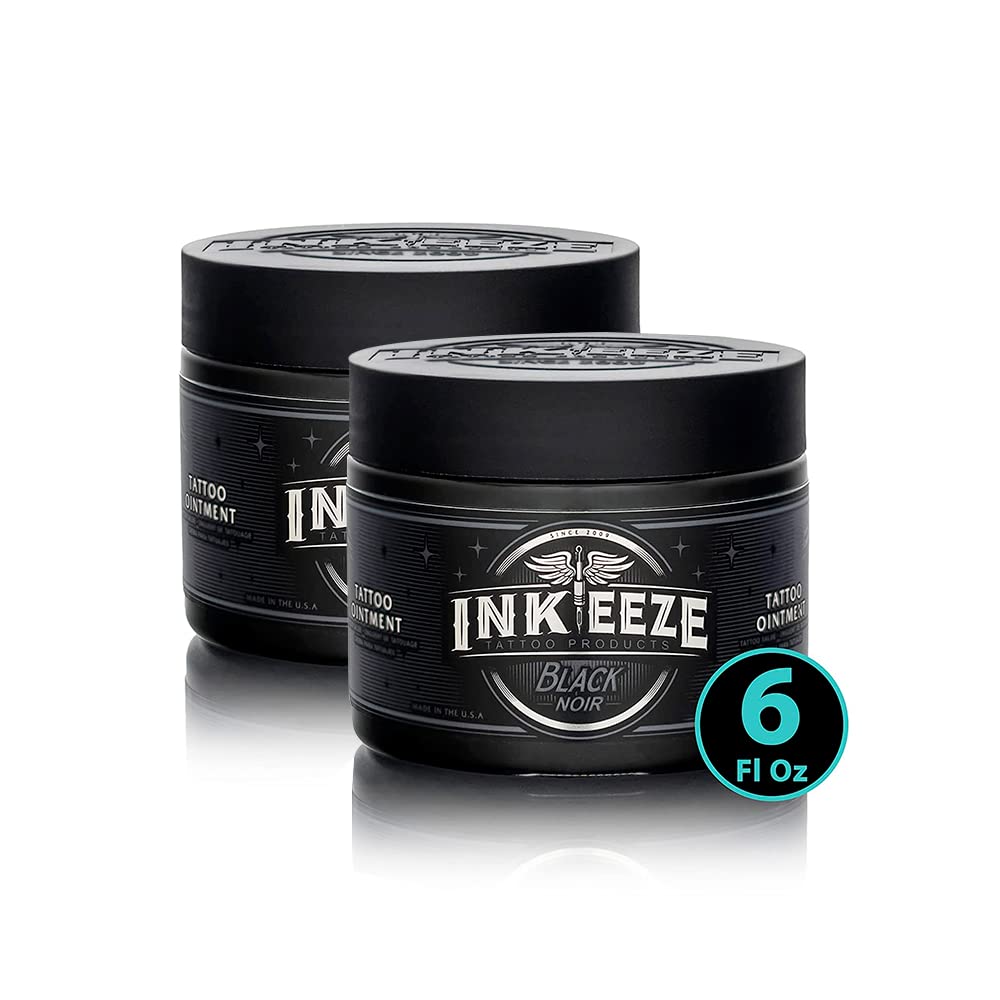 INK-EEZE Black Tattoo Ointment Bundle for Artists and Aftercare