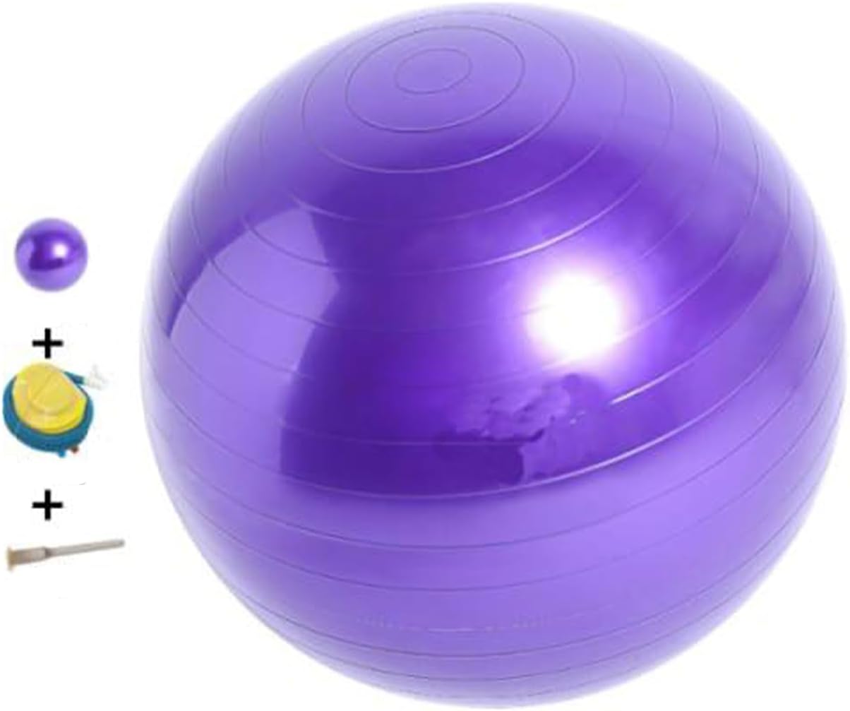 Alphagear Purple Yoga Ball: Back Pain Relief
