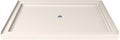 DreamLine SlimLine Single Threshold Shower Base in Biscuit - Low