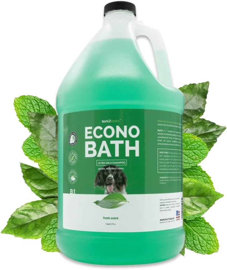 Bark2Basics Econo Bath Dog Shampoo - Ultra Mild and Natural