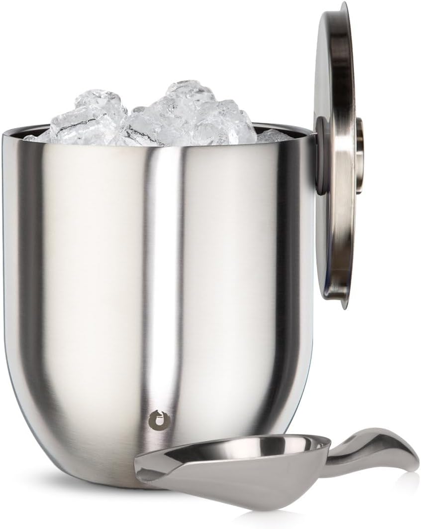 Premium Vacuum Insulated Stainless Steel Ice Bucket for Parties