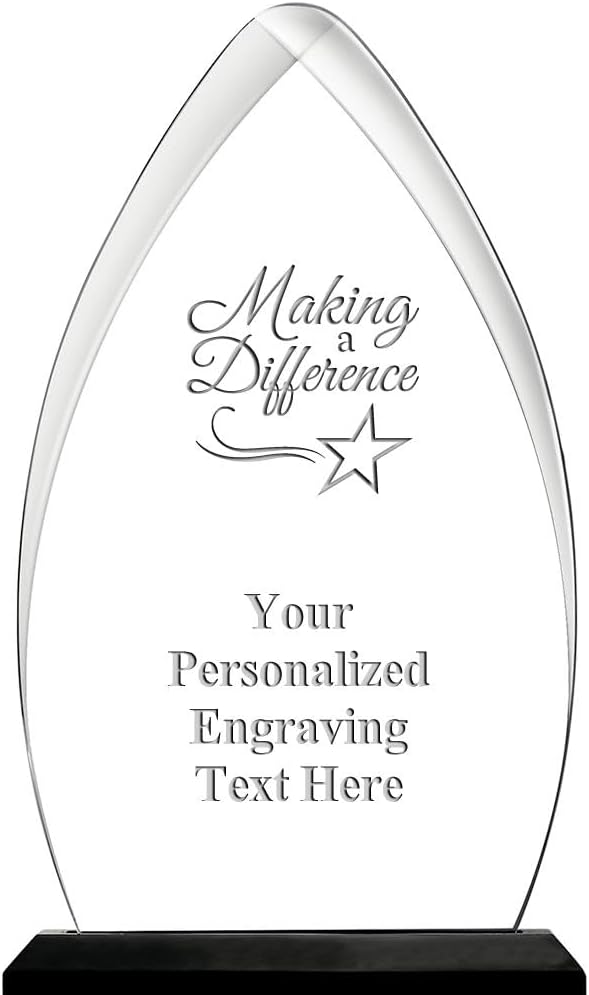 Customizable Gateway Skyline Acrylic Trophy Award for Recognition