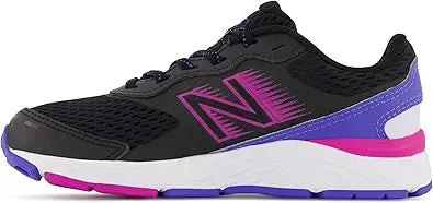 New Balance Kids' 680 V6 Lace-up Running Shoe for Active Play