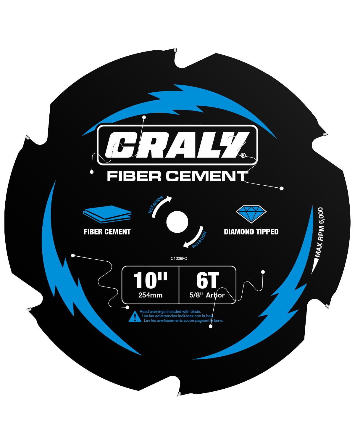 CRALY 10 Inch Circular Saw Blade for Precision Cutting Needs