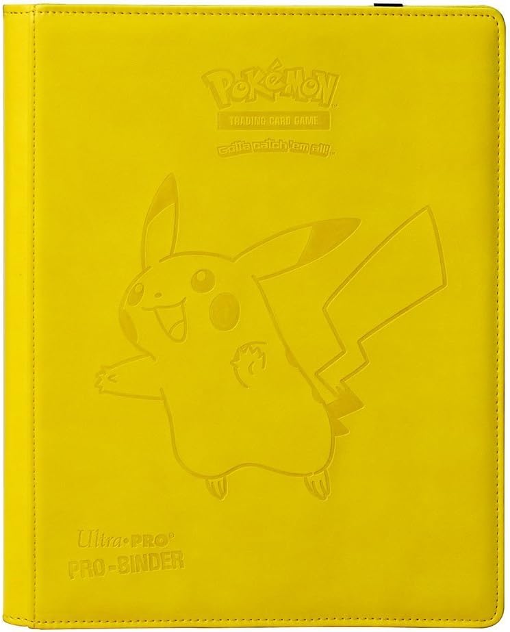 Pikachu Premium Pro Binder for Card Storage and Protection