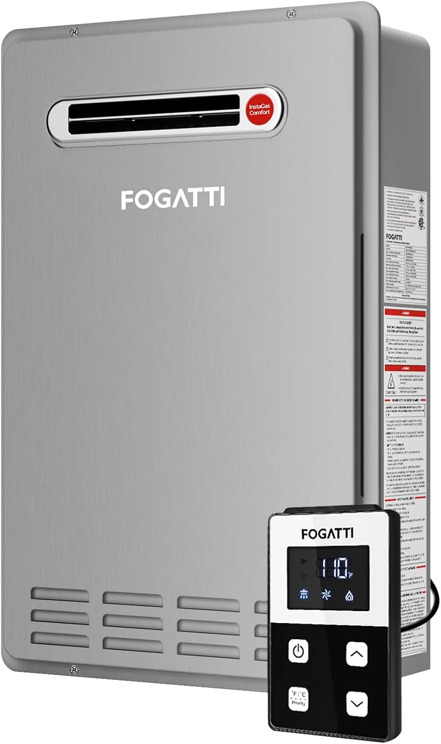 Instant Hot Water on Demand - FOGATTI Tankless Water Heater