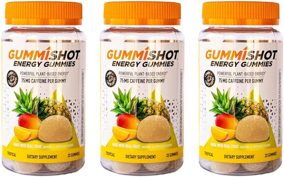 Energy Gummies with Plant-Based Caffeine for Lasting Boost