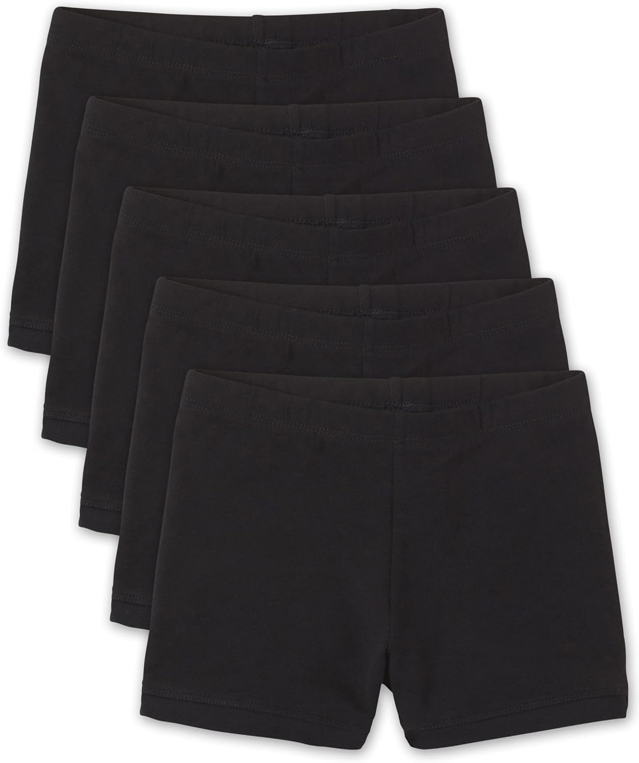 Girls' 3 Pack Basic Cartwheel Shorts for Active Playtime Fun