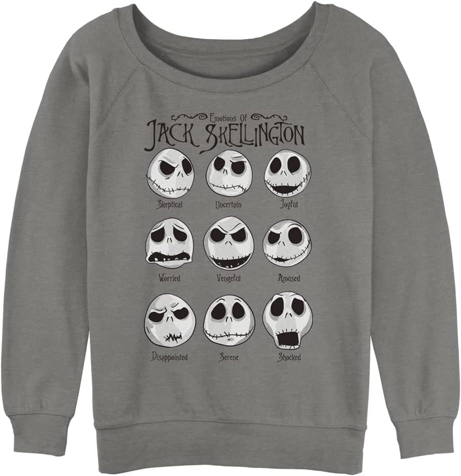 Disney Jack Emotions Pullover: Spooky Style!