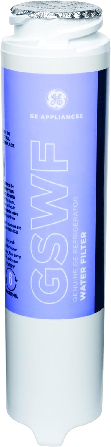 GE GSWF Refrigerator Water Filter for Clean, Safe Drinking Water